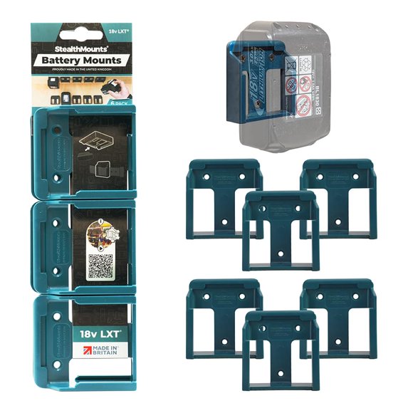 Soporte para Baterías StealthMounts Compatible con Makita 18V Paquete de 6