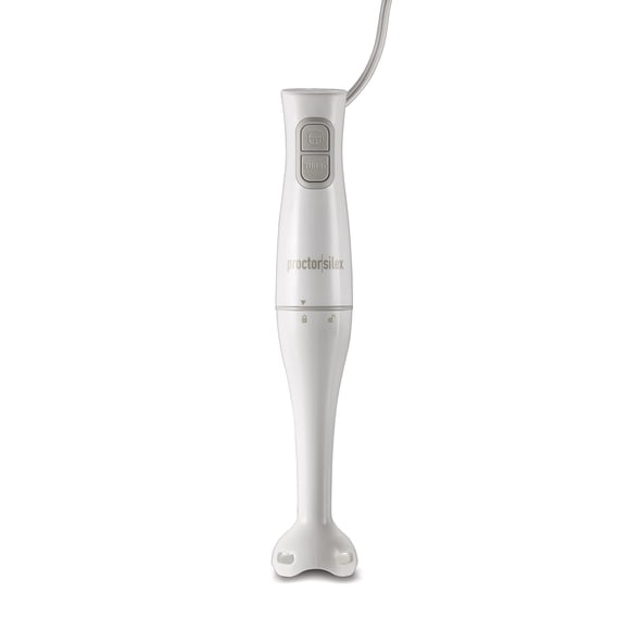 Licuadora de inmersión Proctor Silex 150 W 2 velocidades, color blanco