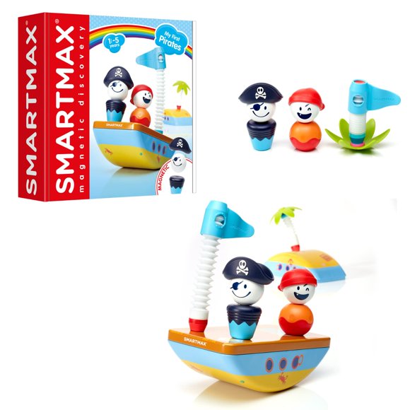 Juego de Construcción Magnético SmartMax Mis Primeros Piratas Edades 1-5