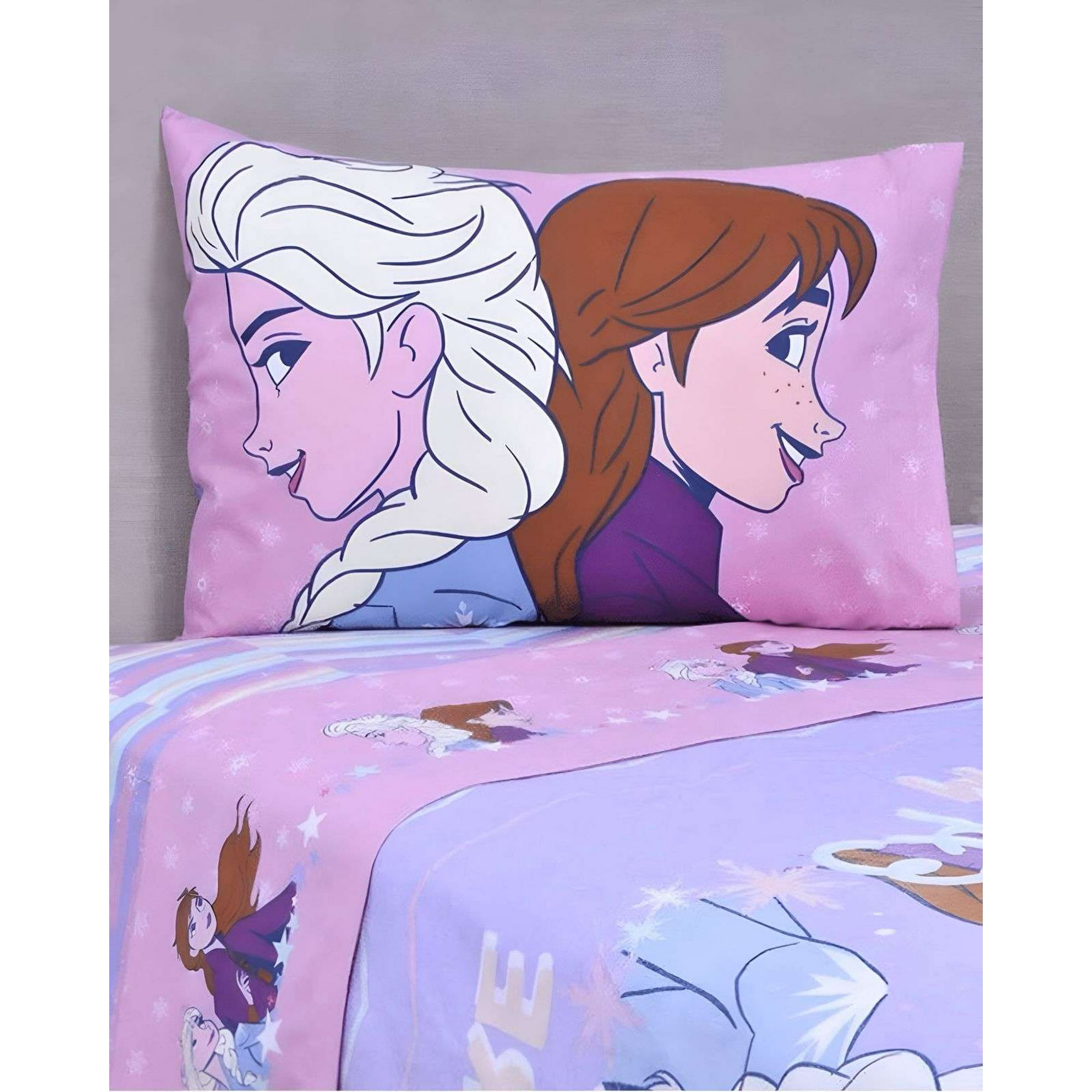 Juego Sábanass Infantil Frozen Plaza Y Media Mashini