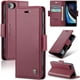 thumbnail image 1 of CaseMe tipo cartera iPhone SE 2020/2022 con cierre magnético, RFID, tarjetero, soporte, carga inalámbrica, 1 of 5