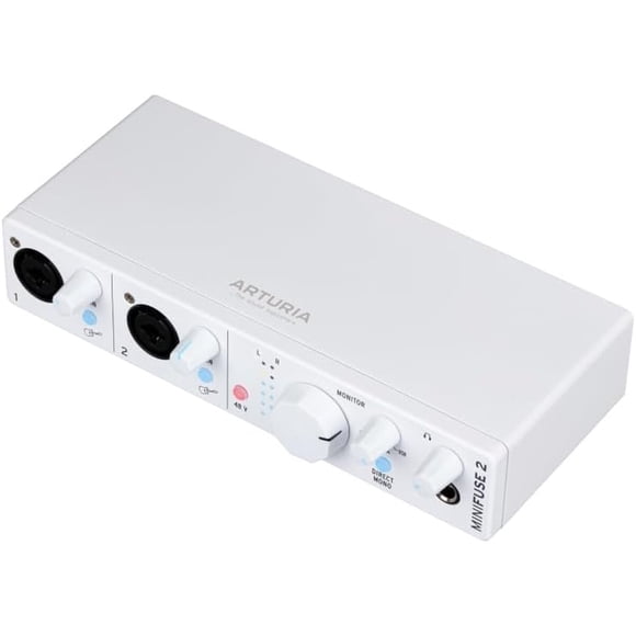 Interfaz Audio MIDI Arturia MiniFuse 2 USB 2x2 Blanca