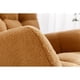 thumbnail image 3 of 050-Teddy Fabric Rocking Gilder Nursery Chair For Living Room Indoor,Khaki, 3 of 3