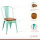 thumbnail image 3 of Pack de 4 Sillas Tolix con asiento de Madera Oscura Walnut - Menta, 3 of 4