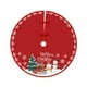 thumbnail image 3 of Cubierta De La Base De La Falda Del árbol De Navidad 90 Cm Redondo Cálido Para La Decoración Del Hogar Fiesta Estilo De Vacaciones D, 3 of 5