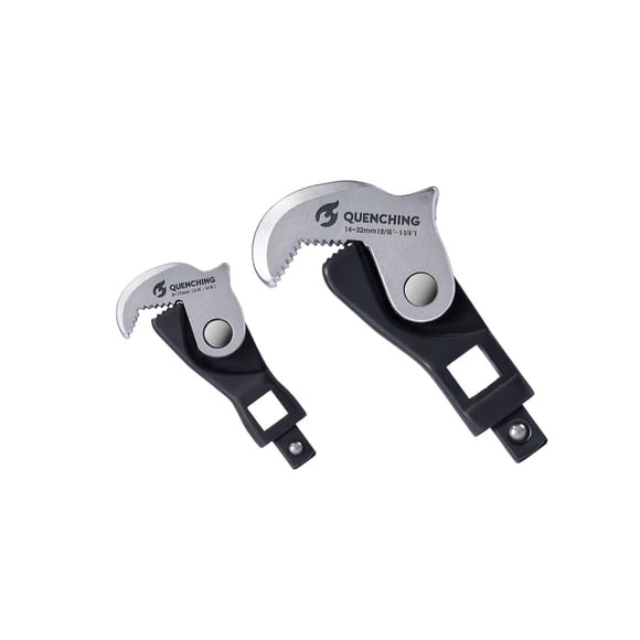 Juego de llaves Quenching, autoajustables, con forma de pata de gallo, 2 piezas, 8-32 mm