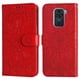 thumbnail image 1 of Funda tipo cartera FOXDOCK para Xiaomi Redmi Note 9 4G , diseño girasol en relieve, cuero PU, cierre magnético, soporte y tarjetero, 1 of 5