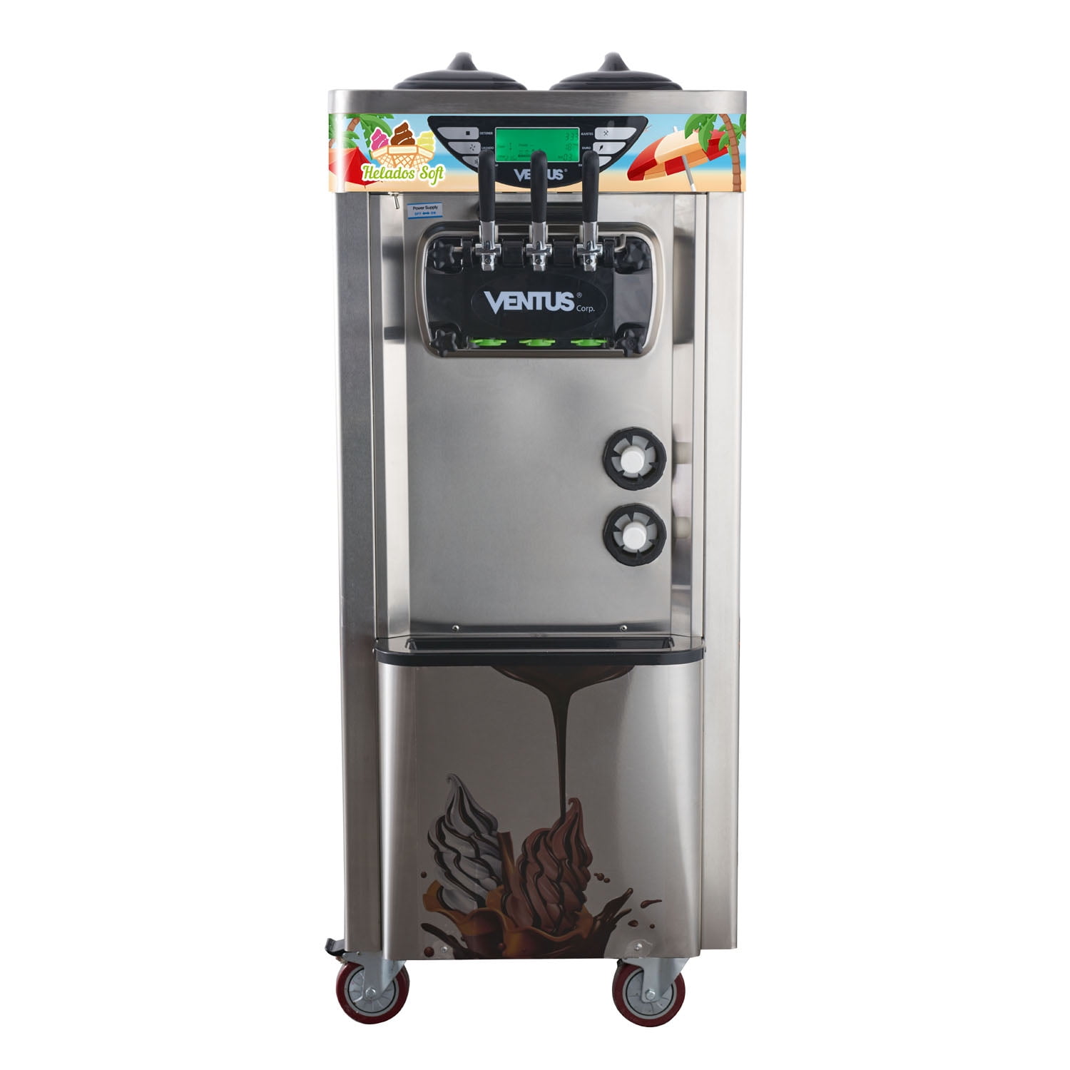 Ventus Máquina De Helado Soft Pedestal 30 Lts/h