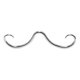 thumbnail image 4 of Anillo De Nariz Con Bigote Anillo Único Para Tabique De Bigote Para Boda Fiesta Aniversario Color Acero, 4 of 5
