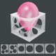thumbnail image 1 of Cubo Medidor de Globos Catcan 30 cm Herramienta Plegable de Plástico, 1 of 7