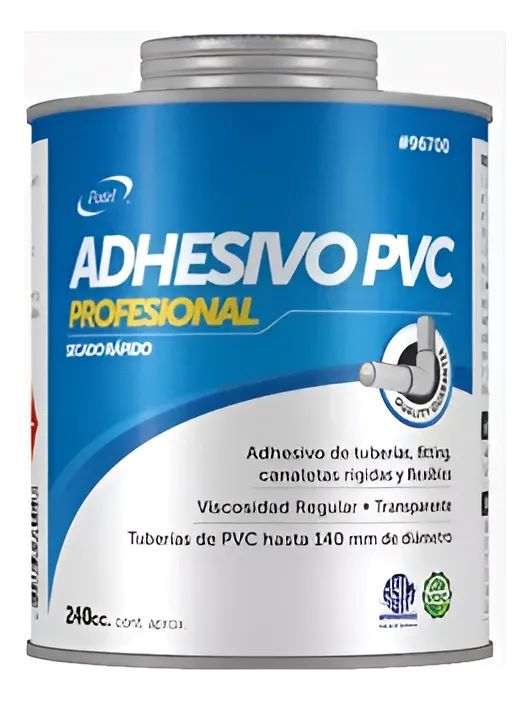 Metalfer - Pegamento Pvc Tarro 118Cc