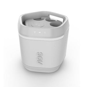 Parlante Bluetooth Para Fiesta Con Portalatas Aoc O3 Blanco