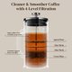 thumbnail image 5 of Cafetera French Press Veken de vidrio resistente al calor de 600 ml, 5 of 9