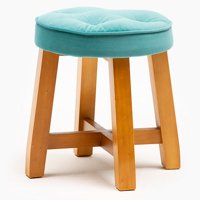 Barra Design - Pouf Puff Spring Felpa Turquesa