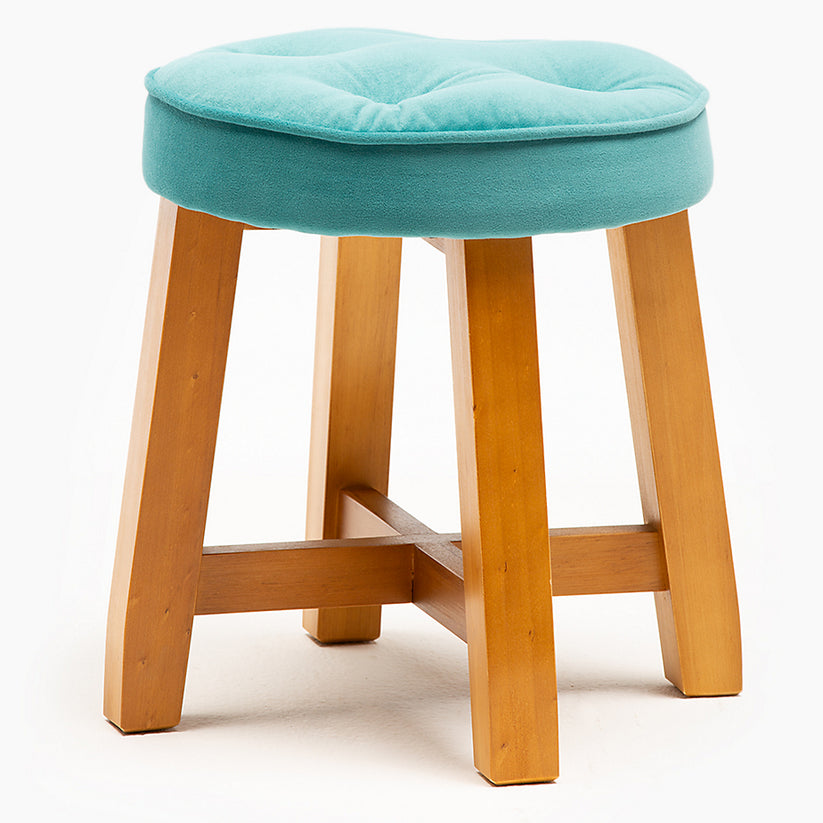 Barra Design - Pouf Puff Spring Felpa Turquesa