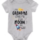 thumbnail image 1 of Newborn Infant Short Sleeve Romper "My Gramdma" Print Bodysuit Onesies For Baby Girls And Boys Toddler Clothes, 1 of 5