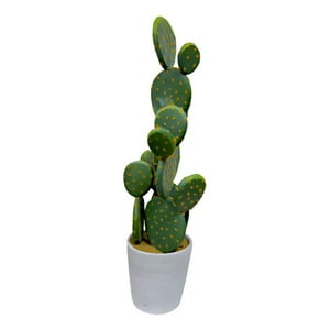 Genérico - Planta Artificial Decorativa Cactus Opuntia Realista Jhn