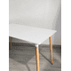 thumbnail image 2 of Mesa de Comedor Rectangular 120x80 cm MDF con Base de Haya Alemana para 6 Personas – Diseño Moderno y Resistente Blanca, 2 of 9