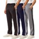 thumbnail image 1 of Pack de 3 pantalones deportivos de malla para hombre, corte recto y bajos abiertos, 1 of 3