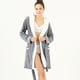 thumbnail image 1 of Bata de Mujer Amelia Azul, 1 of 6