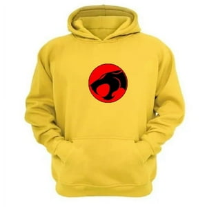 Genérico - Polerón Canguro Thundercats Amarillo Talla M Unisex