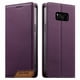 thumbnail image 1 of Funda Tipo Cartera de Cuero Sintético para Samsung Galaxy S8 Plus Bloqueo RFID, con Ranuras para Tarjetas y Bolsillo para Efectivo, Cierre Magnético Fuerte Morado, 1 of 6