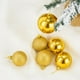 thumbnail image 2 of 8 Esferas Navideñas Bambalinas 8 Cm Dorado Bolas Decoracion, 2 of 3