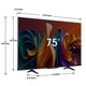thumbnail image 2 of Televisor 75" QLED 4K UHD Q6N Smart TV Hisense, 2 of 19