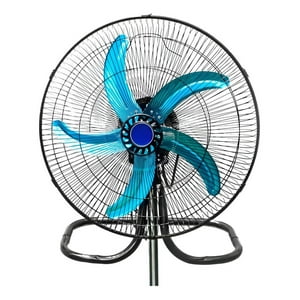 Genérico - Ventilador Pedestal 3 En 1 Alta Potencia 5 Aspas Negro Jhn