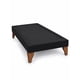thumbnail image 5 of Base de Cama de 1 Plazas + Colchon Mery Desing 2 Pilow - Negro, 5 of 6