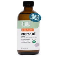 Aceite De Ricino J Mac Botanicals Orgánico Prensado En Frío, 240 Ml