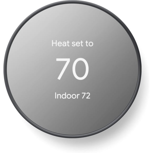 Termostato Inteligente Google Nest Charcoal WiFi HVAC