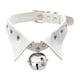 thumbnail image 3 of Gargantilla Estilo Rock, Collar De Moda De Cuero PU Para Niñas, Cosplayer, Blanco, 3 of 4