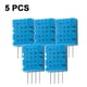 thumbnail image 3 of Módulo sensor de temperatura y humedad digital de 5 piezas, bus único de 5 V con cables puente para Arduino y Raspberry., 3 of 8