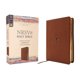 thumbnail image 1 of NRSVue, Biblia Sagrada, Compacta, Cubierta de Cuero Suave, Marrón, Impresión Comfort, 1 of 6