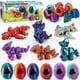 thumbnail image 1 of Set de huevos de dragón Gucbbaui, juguetes antiestrés impresos en 3D, 6 piezas, 1 of 7