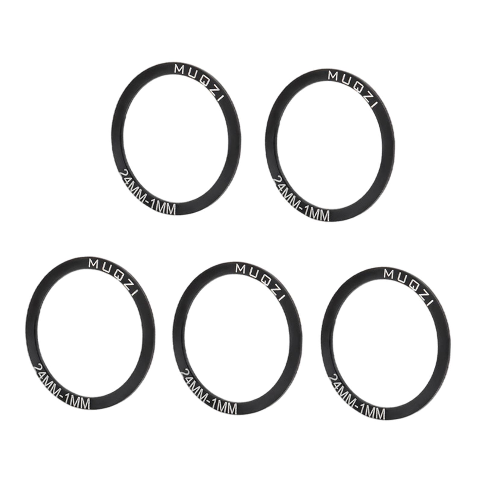 Magideal - Junta De Soporte Inferior Para , Arandela Para Bielas De , Espaciador De Aleación De Aluminio, Piezas Para De Carretera, 5 , 24Mm T1Mm