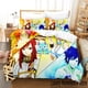 thumbnail image 1 of Faity Tail Bedding Set Boys Girls Size Duvet Cover Pillowcase Bed Kids Adult Home Textile Bed Sheets, 1 of 5
