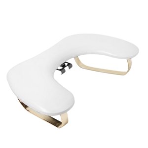 Ioensy - Almohada De Mano Para Manicura Con Soporte Para Teléfono, Alfombrilla Para Mesa De Manicura, Herramienta De Salón Para El Hogar, Color Blanco