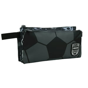 Estuche Infantil Triple Celerio Soccer Negro Head