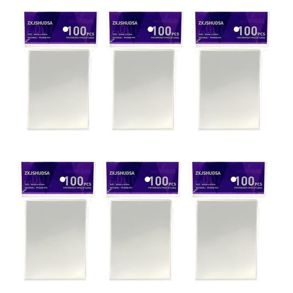 Fundas para cartas ZXJSHUDSA 66x91 mm Blanco mate 600 uds