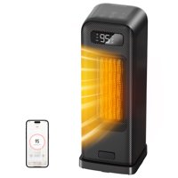 Calentador Portátil Flanur Smart Electric Wifi 1500 W Ptc Ceramic