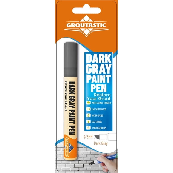 Marcador Para Juntas Gris Oscuro Impermeable Para Retoques