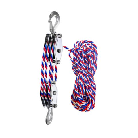 Magideal - Bloque Y Apareja El Acero Manual De Elevación Manual, Ahorro De Mano De Obra, Polipasto De Cuerda, Polea De Elevación Para La Construcción De Objetos