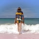 thumbnail image 2 of Isla del Drama Toalla de playa de secado rápido con diseño temático, regalo para mujeres y niñas, ideal para cumpleaños, fans, amantes de la música, uso en la playa o al aire libre, 78 × 150 cm, 2 of 6
