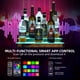 thumbnail image 3 of Expositor de bebidas alcohólicas Aisthtea con iluminación LED, 3 niveles, 80 cm, 24 botellas, 3 of 7
