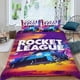thumbnail image 2 of Rocket League Conjunto de sábanas temático, trío de piezas, cómodo y amigable con la piel, diseño único, regalo de decoración para el hogar para familiares, amigos y fans,135cm *200cm, 2 of 6