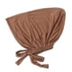 thumbnail image 1 of Stay Stylish & Comfortable with Adjustable Inner Under Hijab Cap - Solid Color Bonnet Caps with Ties Back, 1 of 5