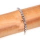 thumbnail image 5 of Pulsera de cuentas de oro para mujer, pulsera elástica con cuentas chapadas en oro de 14 quilates., 5 of 5