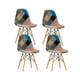 thumbnail image 1 of Pack de 4 Sillas Eames Patchwork Acolchada Tradicionales, 1 of 3